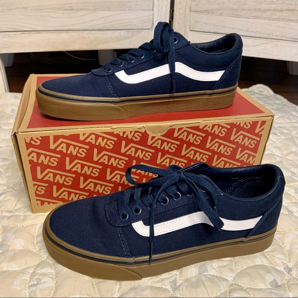Vans Other - Vans Ward Canvas Dress Blues Trainer Sneakers New